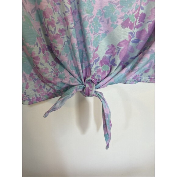 HEARTS OF PALM Women's X-Large  Pullover Short Sleeve T-Shirt MSRP $50 Pastel - Picture 3 of 7